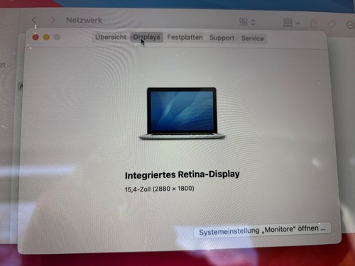 Apple Macbook Pro Retina 15“ Ende 2013 2,7GHz i7 16GB DDR3 500GB - Bild 4 von 9