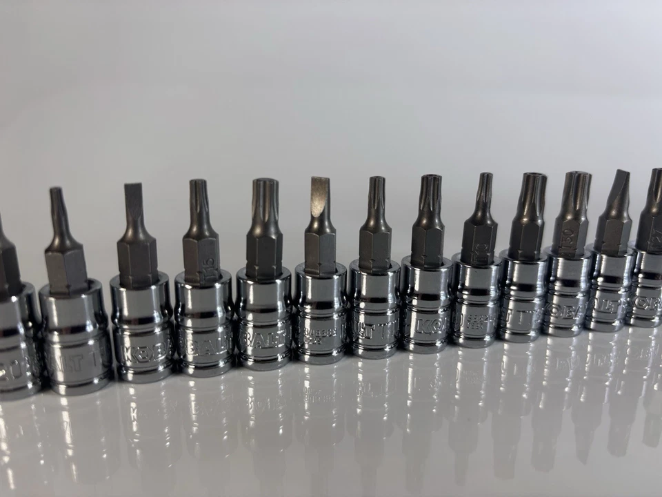 Kobalt 36pc Nut Driver Bit Set 1/4” & 3/8” Drive Torx Hex Bit Sockets - Image 4 of 4