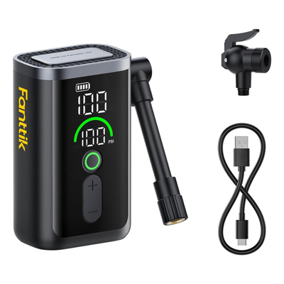 #ad #ad Fanttik X11 Ace Bike Pump 21s Fast Inflate Bicycle Pump with Gauge 150PSI $49.49