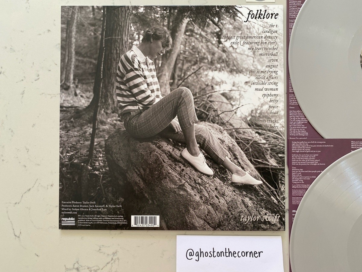Taylor Swift - Folklore - Grey Vinyl LPx2 - Meet Me Behind Mall
