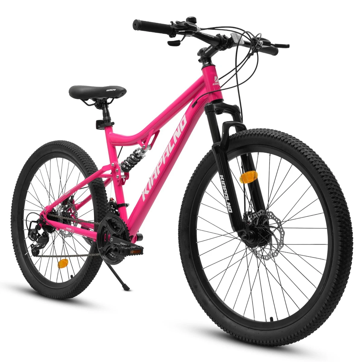 26 Inch Mountain Bike with 21-Speed Drivetrain & Steel Frame for