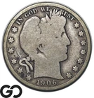 1906-D Barber Half Dollar