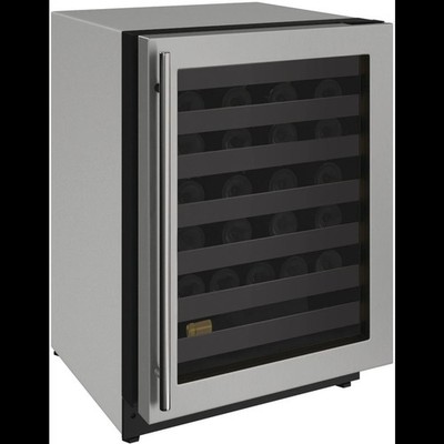 U-Line U2224WCS00A 24'' Stainless 43 Bottle Built-In Wine Storage NIB #155748