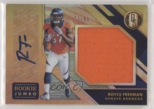 2018 Panini Gold Standard Rookie Jersey Jumbo 72/99 Royce Freeman #323 Auto 0c2