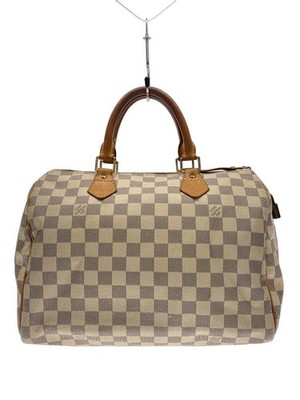 LOUIS VUITTON Boston Bag Speedy 30 Dami Air Zul PVC WHT Total Pattern Used