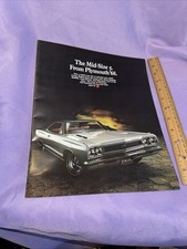 1968 Plymouth Satellite Belvedere Road Runner Gtx Brochure Original 1968 Plymouth Satellite Belvedere Road Runner Gtx Brochure Original