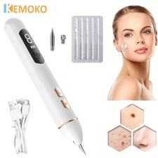 Electric Skin Tag Remover Dark Spot Mole Remover Pen Freckle Wart Tattoo Nevus B