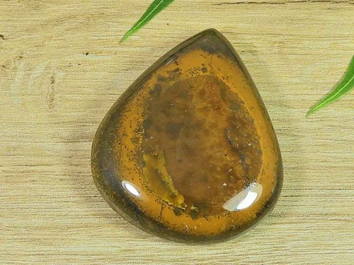 104Cts Natural Shiva Tiger Eye Mineral cabochon Loose Gemstone 34X44X10MM N267 - Picture 2 of 9