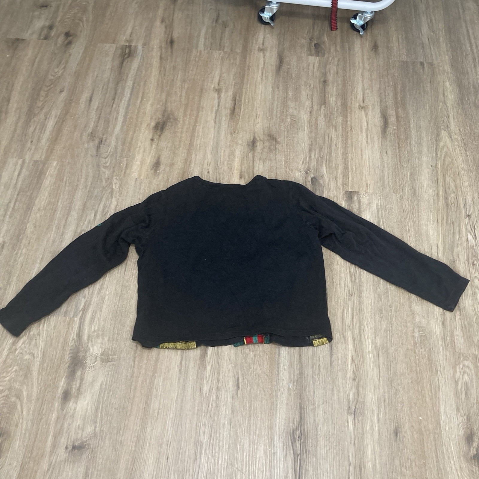 Vintage Michael Simon Lite 90s Womens Small Christmas Cardigan Holiday Embroider