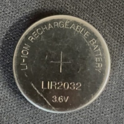 1 pcs LIR2032 Bulk 3.6V Rechargeable LIR Genuine Lithium Battery