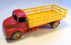 Vintage Dinky LEYLAND COMET Stake Truck No.531 Red Yellow 1950s Lorry Toy