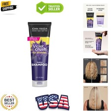 8.3 Ounce Shampoo for Blonde Hair, Violet Crush Purple Shampoo, Neutralizes B...