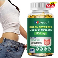 PARASITE DETOX BODY CLEANSE Complex Anti- PARASITE Gut Health Cleanse Support