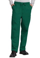 Cherokee Workwear Scrubs Men's Cargo Scrub Pants 4000 Hunter Green