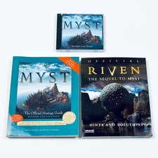 Myst for Macintosh CD-ROM  Official Myst  Riven Strategy Guide Lot