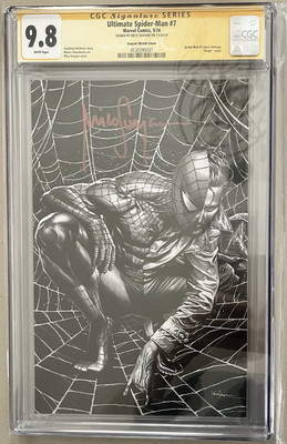 Ultimate Spider-Man #7 2024 NYCC CGC 9.8 Suayan Sketch Virgin Variant Signed