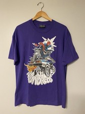 The Hundreds Back to the Hundreds Future Delorean T Shirt (Large) Purple Vintage