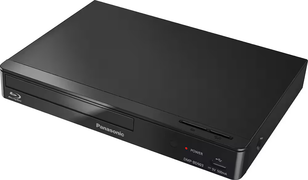 Panasonic - Streaming Wi-Fi Built-In Blu-ray Player - Black