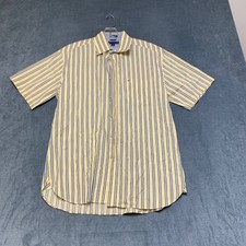 Vintage Tommy Hilfiger 80's 2 Ply Fabric Shirt Mens Medium Multicolor Striped