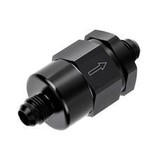 Male Non Return Fuel Line Check Valve Fitting Aluminum 6AN