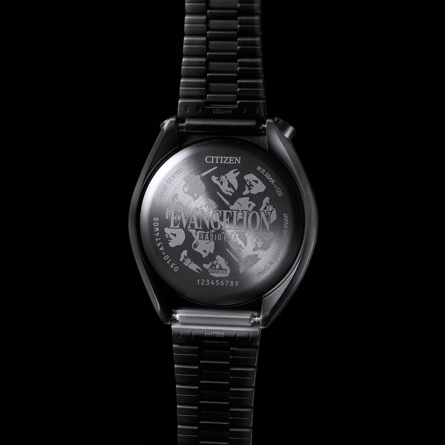 Evangelion x Citizen Tsuno Chrono Radio EVA Watch Unit 01 02 00 Colors Japan NEW image 5