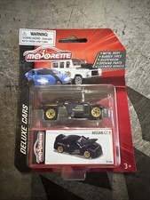 Majorette Deluxe Cars Nissan GT-R cerchi oro pneumatici in gomma per piloti reali