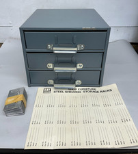 Machinist Metal 3 Drawer Divided Parts Organizer Hardware Storage Cabinet