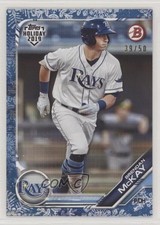 2019 Topps Holiday Bowman White Snow Prospects 39/50 Brendan McKay #TH-BM 0v7h