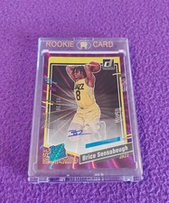 BRICE SENSABAUGH rated rookie purple holo autograph 1/30 2023-24 panini donruss