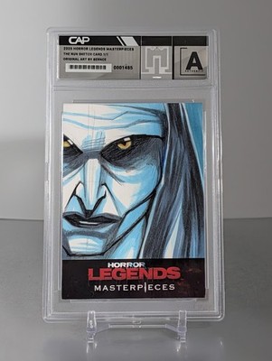 Horror Legends Masterpieces Sketch Card 1/1 The Nun Signed Bernce