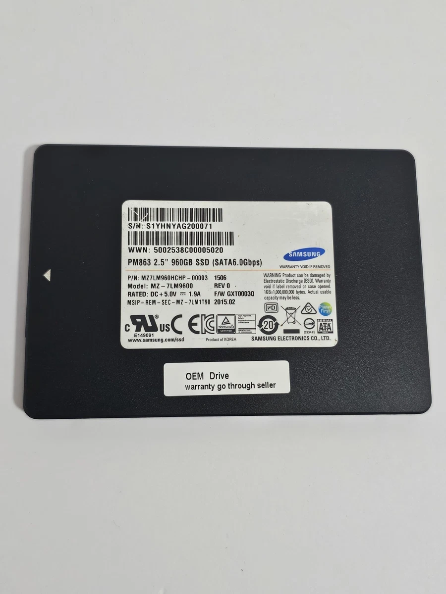 Samsung 960GB SATA III Solid State Drives for sale | eBay