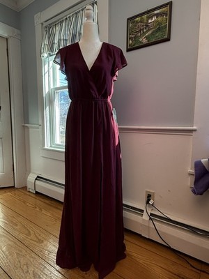 NWT Lulus Lost in the Moment Burgundy Maxi Dress/ Wedding Dress Size S/M | eBay NWT Lulus Lost in the Moment Burgundy Maxi Dress/ Wedding Dress Size S/M | eBay