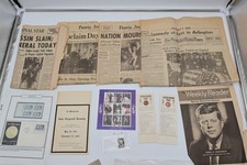 JFK KENNEDY NEWSPAPER MAGAZINE PENNY STAMP WEEKLY READER LOT 14