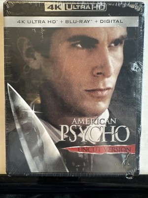 American Psycho (4K Ultra HD, Blu-ray, 2000) Sealed New Rare OOP Slight Damage