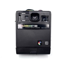 Kodak Polaroid Camera Colorburst 50 Instant Film Retro w/Strap - Untested