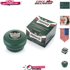 Solid Eucalyptus Shaving Soap - Gentle, Paraben-Free Formula for All Skin Types