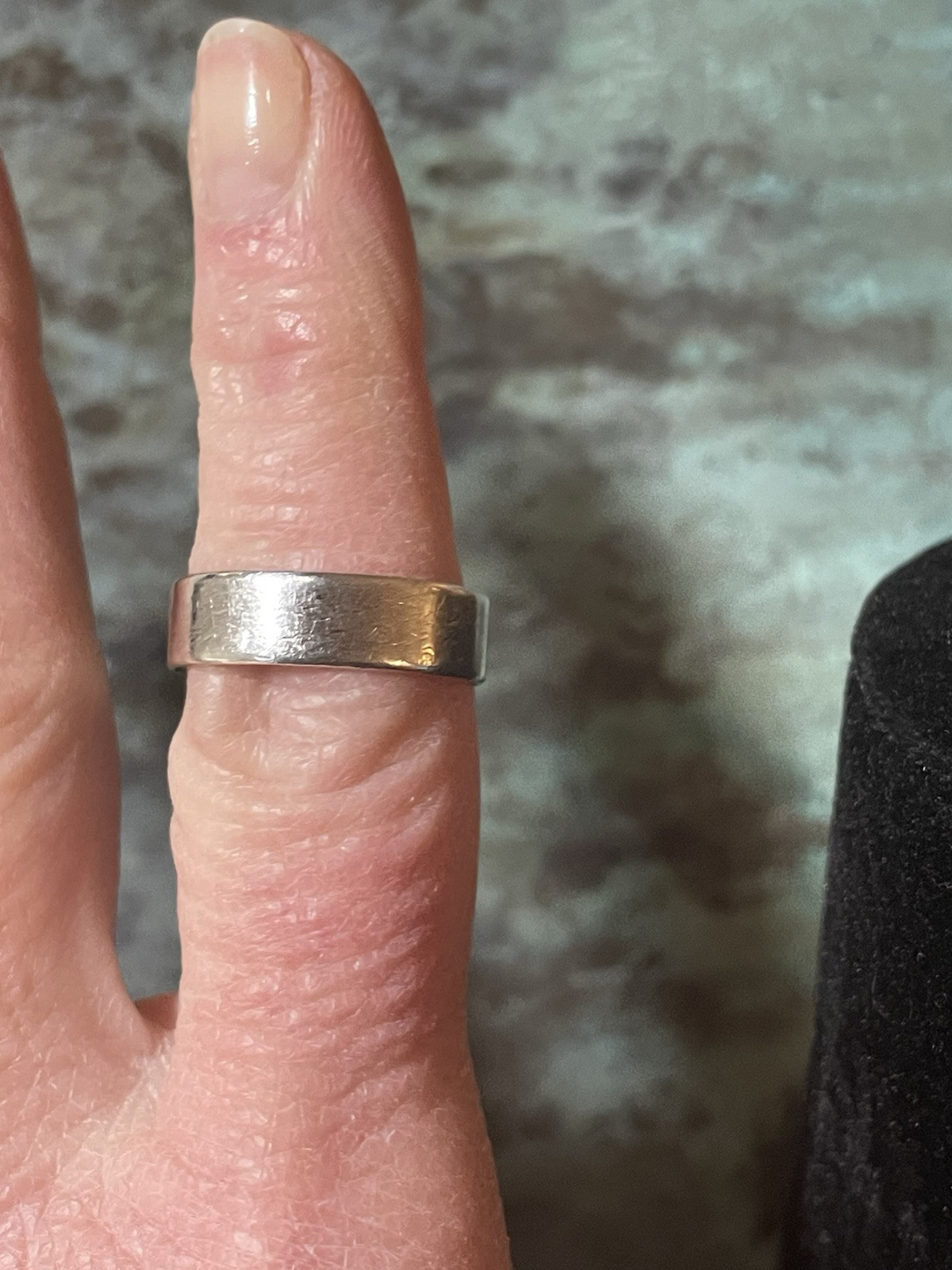 925 Sterling Silver Basic Band Size 8 - image 3