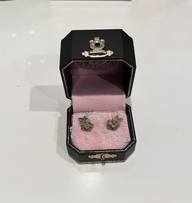 Juicy Couture Earrings Set   Flower Studs & Bee Studs with Gift Box