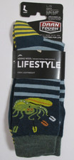 Darn Tough Lifestyle Crew Socks LARGE Men Size 10-12; Women Size 12-14 