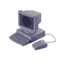 Shye PC FM Auto-Scan Radio GT-003 Vintage Desktop Computer Design Off-White