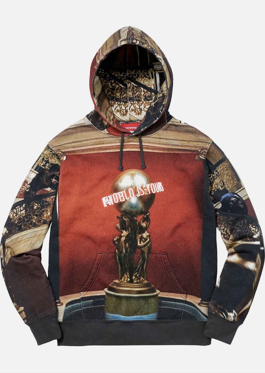 ジャケット・アウター Supreme Scarface The World Is Yours Supreme x Scarface The World Is Yours Hoodie Large FW'17 | eBay