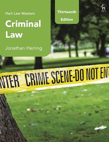 Criminal Law (Hart Law Masters) - Jonathan Herring