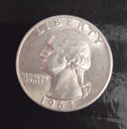 1964 D Washington Quarter 90% Silver Quarter Uncirculated