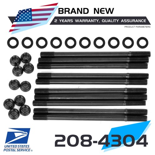 208-4304 Cylinder Head Stud Kit for Honda Prelude H22A1 H22A4 2