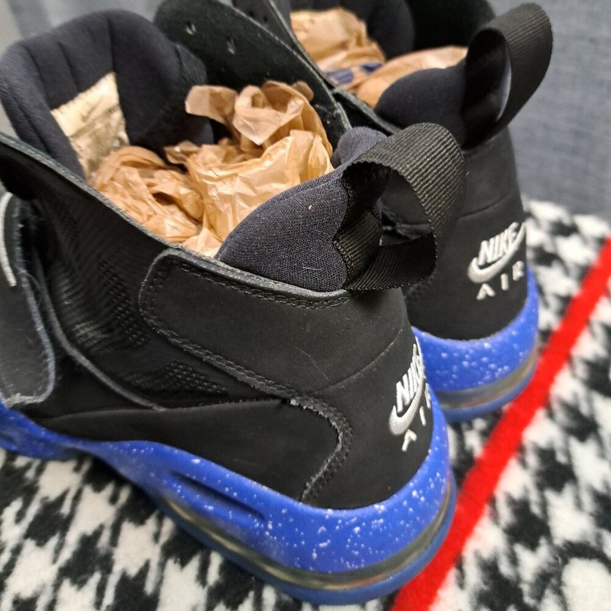 %Size 12 Nike Air Max Express Black With Game Royal 525224 001 / A 24 Size 12 Nike Air Max Express Black With Game Royal 525224  main image 2