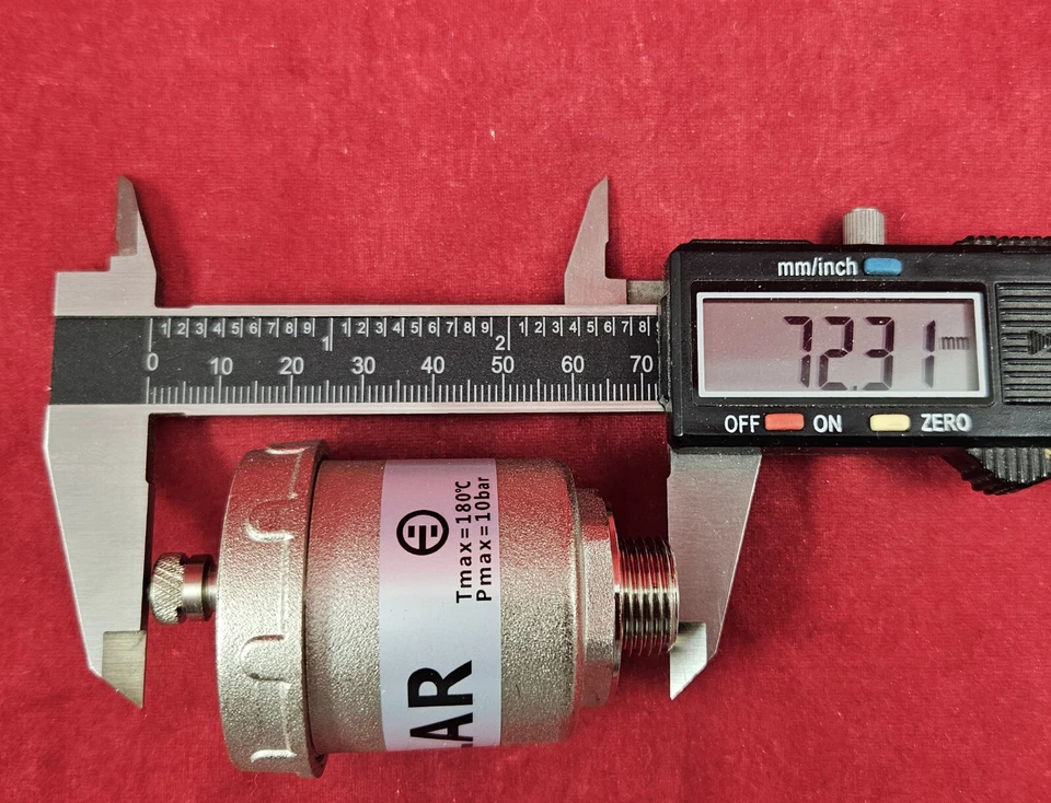 1 Stück Solarentlüfter Solar Entlüfter 3/8" Schnellentlüfter 10 bar 180°C  - Bild 3 von 3