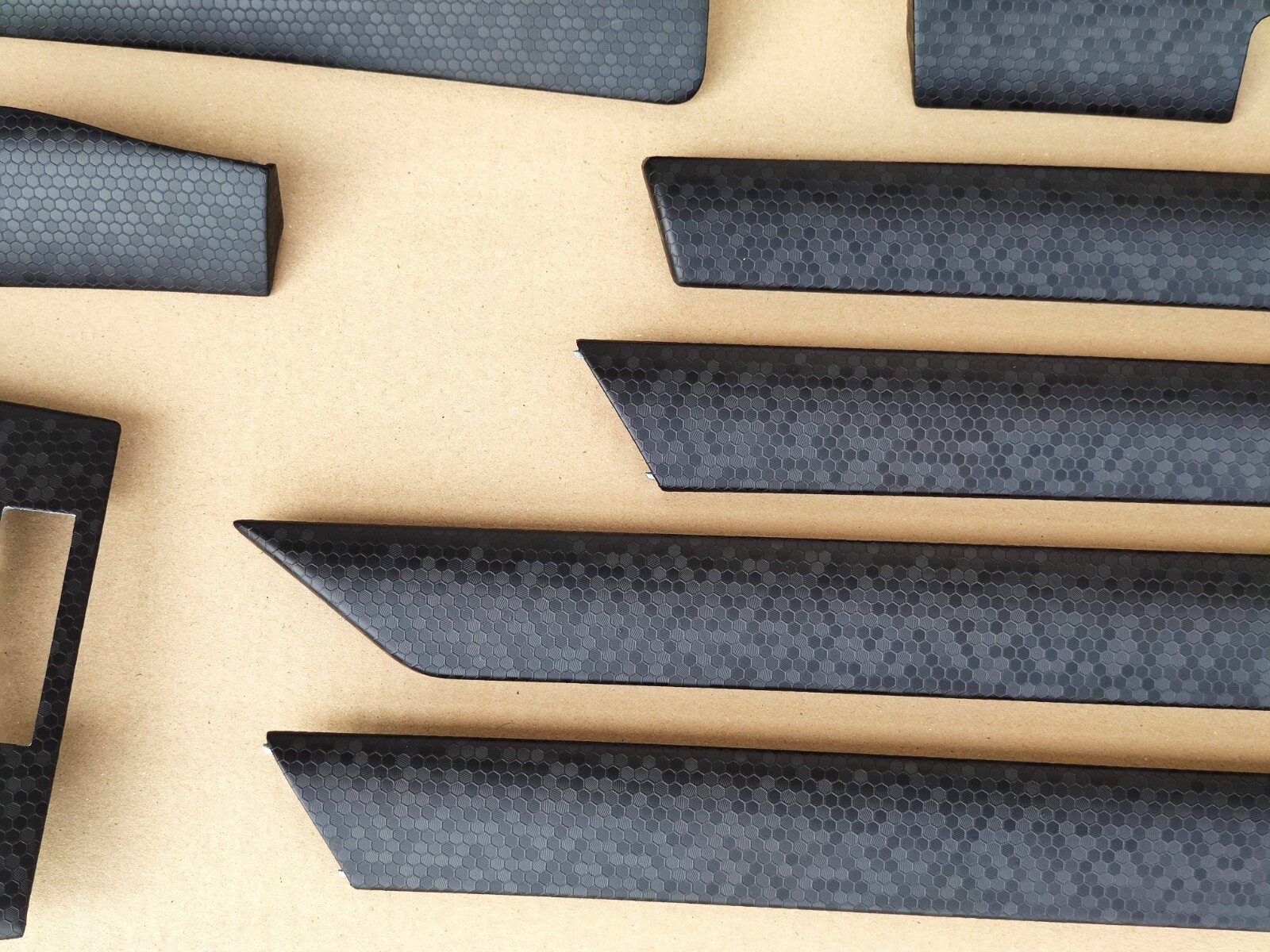 BMW E46 Honey Combo Hexagon Cube Trim Set Kit 320 325 328 330 Sedan