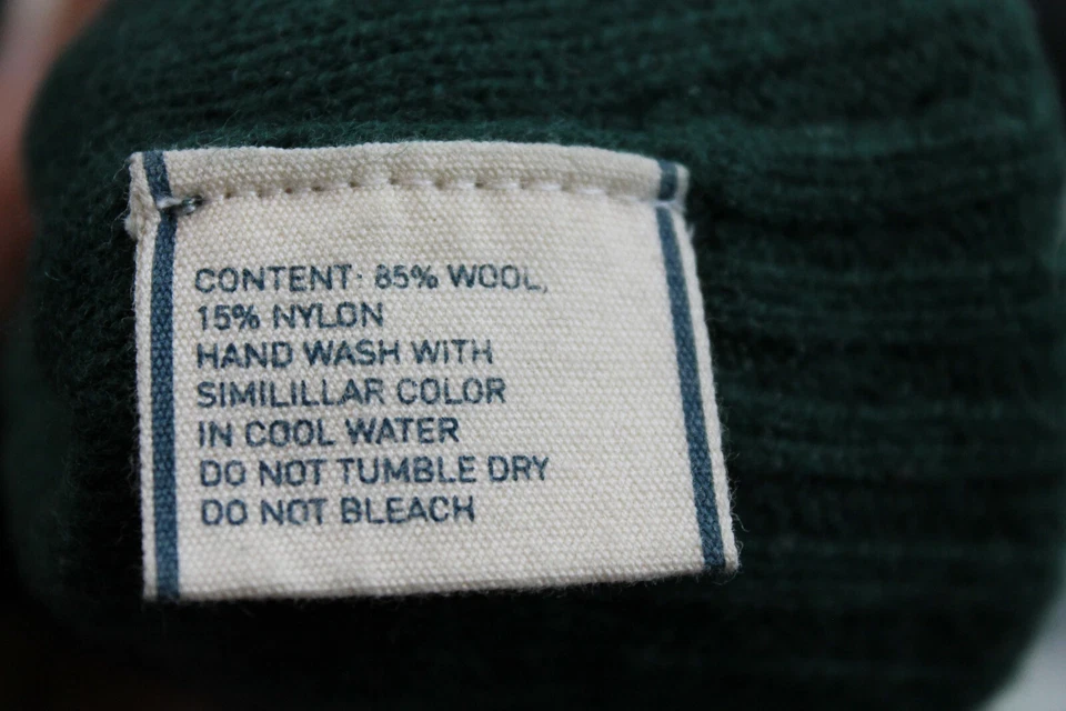 Will Woody Be Girl's Embroidery Pathes Ребристая Вязаная Веганская Шапка-бини Шерстяная Смесь - Изображение 4 из 4