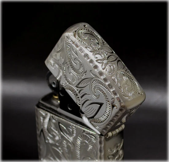Zippo Armor Arabesque Classic Satin Silver Satiner 5-Sided Processing Lighter