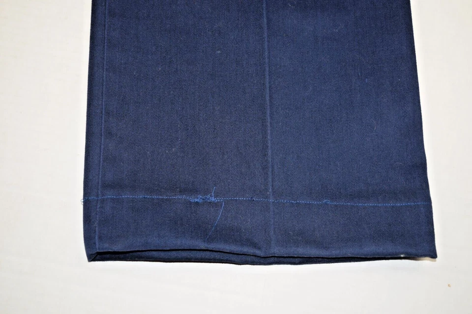 Pantalones Vintage Bronson of California Talla 26 x 32 Años 60 Azul Tela Pesada Pierna Ancha Foto 4 de 4